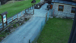 Terasa horského hotelu