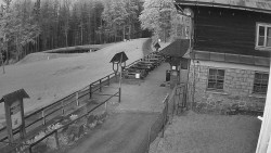 Terasa horského hotelu