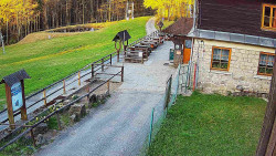 Terasa horského hotelu