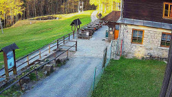 Terasa horského hotelu