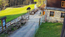 Terasa horského hotelu