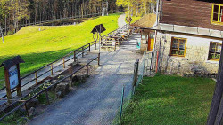 Terasa horského hotelu