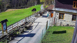 Terasa horského hotelu