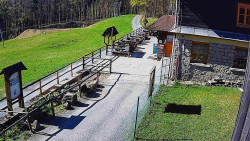 Terasa horského hotelu