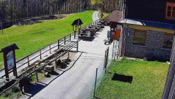 Terasa horského hotelu