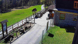 Terasa horského hotelu