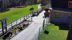 Terasa horského hotelu