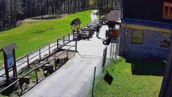 Terasa horského hotelu