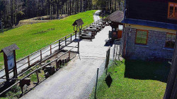 Terasa horského hotelu