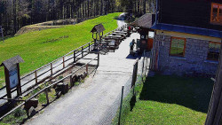 Terasa horského hotelu