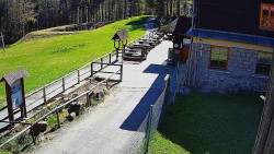 Terasa horského hotelu