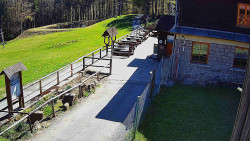 Terasa horského hotelu