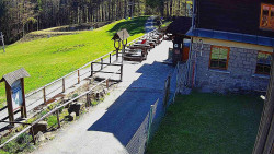 Terasa horského hotelu