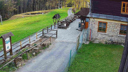 Terasa horského hotelu