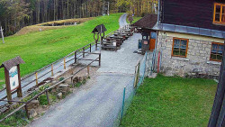 Terasa horského hotelu