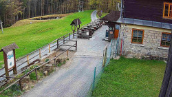 Terasa horského hotelu