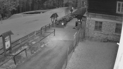 Terasa horského hotelu