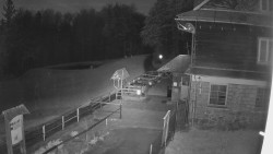 Terasa horského hotelu