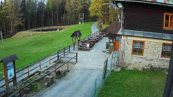 Terasa horského hotelu
