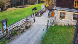 Terasa horského hotelu