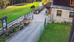 Terasa horského hotelu