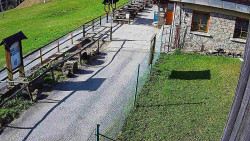 Terasa horského hotelu