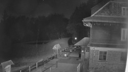 Terasa horského hotelu