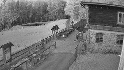 Terasa horského hotelu