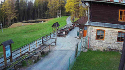 Terasa horského hotelu