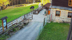 Terasa horského hotelu