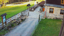 Terasa horského hotelu