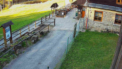 Terasa horského hotelu