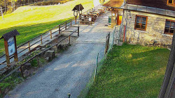 Terasa horského hotelu