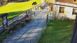 Terasa horského hotelu