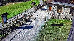 Terasa horského hotelu