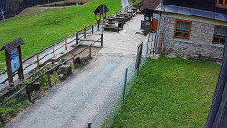 Terasa horského hotelu