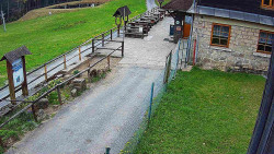 Terasa horského hotelu