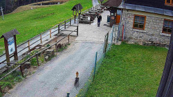Terasa horského hotelu