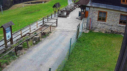 Terasa horského hotelu