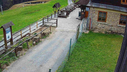 Terasa horského hotelu