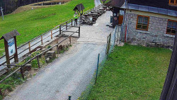 Terasa horského hotelu