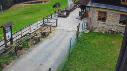 Terasa horského hotelu