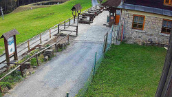 Terasa horského hotelu