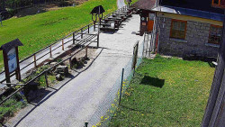 Terasa horského hotelu