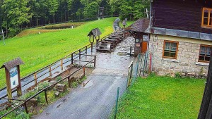 SkiAreál - Horský hotel Vsacký Cáb - Terasa horského hotelu - 16.5.2026 v 05:45 SkiAreál - Horský hotel Vsacký Cáb - Terasa horského hotelu - 16.5.2026 v 05:45