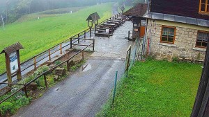 SkiAreál - Horský hotel Vsacký Cáb - Terasa horského hotelu - 16.5.2026 v 09:30 SkiAreál - Horský hotel Vsacký Cáb - Terasa horského hotelu - 16.5.2026 v 09:30