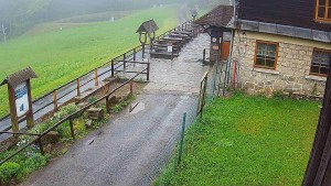 SkiAreál - Horský hotel Vsacký Cáb - Terasa horského hotelu - 16.5.2026 v 10:45 SkiAreál - Horský hotel Vsacký Cáb - Terasa horského hotelu - 16.5.2026 v 10:45