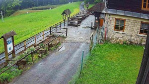 SkiAreál - Horský hotel Vsacký Cáb - Terasa horského hotelu - 16.5.2026 v 12:15 SkiAreál - Horský hotel Vsacký Cáb - Terasa horského hotelu - 16.5.2026 v 12:15