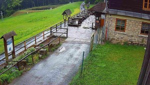 SkiAreál - Horský hotel Vsacký Cáb - Terasa horského hotelu - 16.5.2026 v 16:45 SkiAreál - Horský hotel Vsacký Cáb - Terasa horského hotelu - 16.5.2026 v 16:45