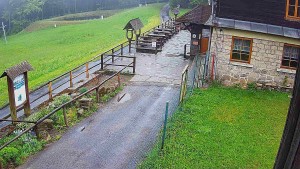 SkiAreál - Horský hotel Vsacký Cáb - Terasa horského hotelu - 16.5.2026 v 18:15 SkiAreál - Horský hotel Vsacký Cáb - Terasa horského hotelu - 16.5.2026 v 18:15
